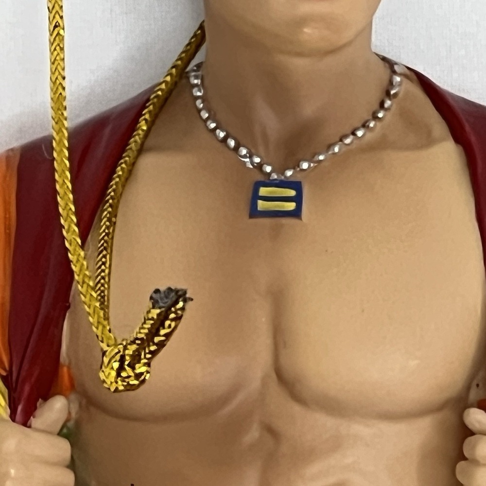 Gay Pride Merman with Rainbow Flag‎ Christmas Ornament 5590826 - Picture 3 of 7